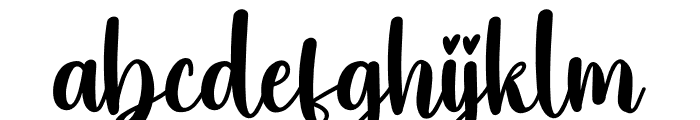 Oneself Font LOWERCASE