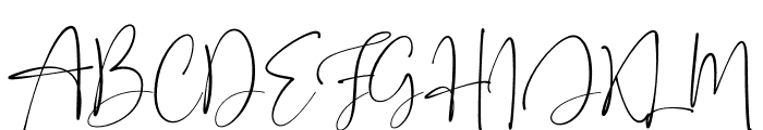 Onesty Signature Font UPPERCASE