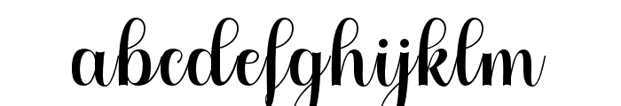 Onetha Font LOWERCASE