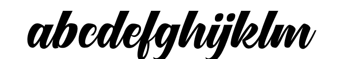 Onetime Script Font LOWERCASE