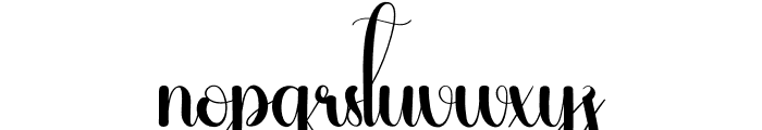 Online Shopping Font LOWERCASE
