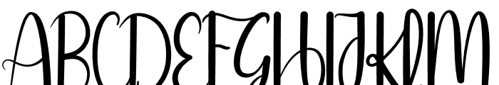 Online Signature Font UPPERCASE