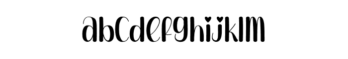 Opacity Font LOWERCASE