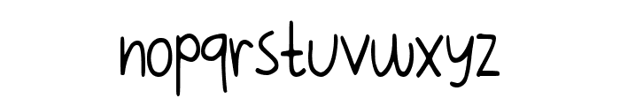 Openhearted Handwriting Regular Font LOWERCASE