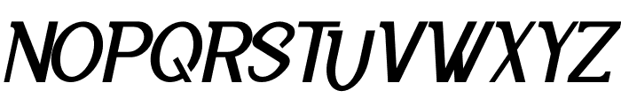 Openila Italic Font UPPERCASE