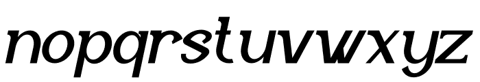 Openila Italic Font LOWERCASE