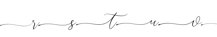 Opera Signature Script Swash Font UPPERCASE