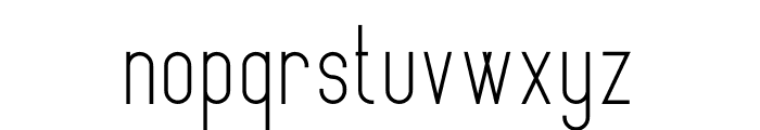 Opinio Bold Font LOWERCASE