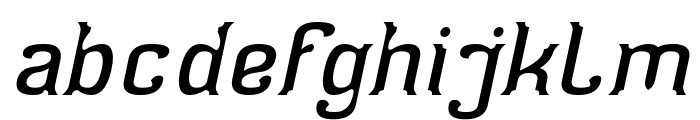 Optical Illusion Italic Font LOWERCASE