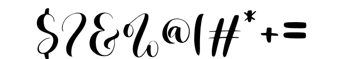 Opulence Font OTHER CHARS