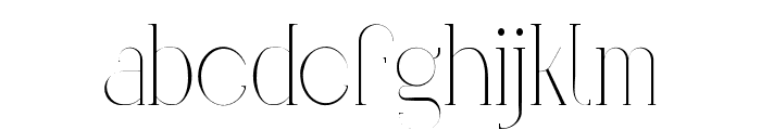 Opulenio Regular Font LOWERCASE