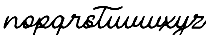 Opulent Floral Regular Font LOWERCASE