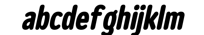 Opun Mai ExtraBold Condensed Oblique Font LOWERCASE