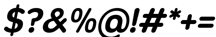 Opun Mai SemiBold Oblique Font OTHER CHARS