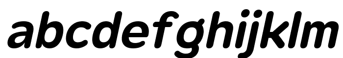 Opun Mai SemiBold Oblique Font LOWERCASE
