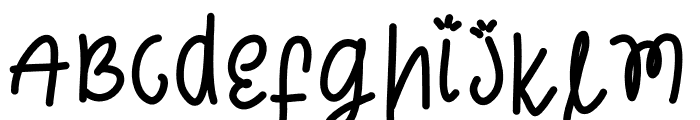 OrangeJuicy Font LOWERCASE