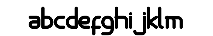 Orcef Bold Font LOWERCASE