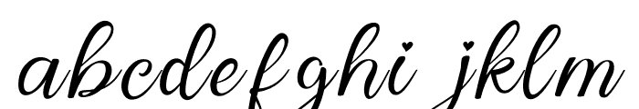Orchid Script Font LOWERCASE