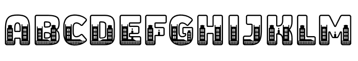 Orderly City Font LOWERCASE