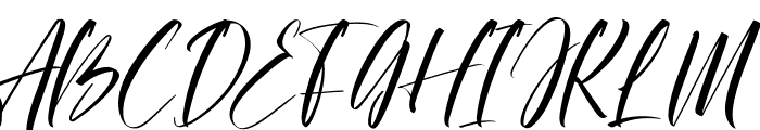 Ordinary Signature Font UPPERCASE