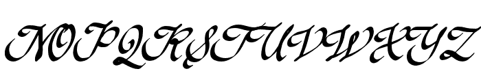 OrganicAntique-Italic Font UPPERCASE