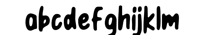 OrganicPeach-Regular Font LOWERCASE