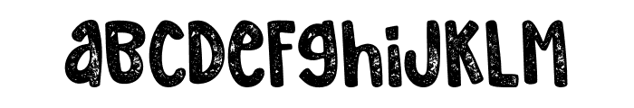 Organica Rough Font LOWERCASE