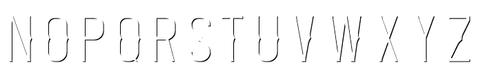 Original Absinthe Inline FX Font LOWERCASE