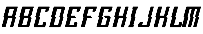 Orion Fillet Italic Font UPPERCASE