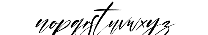 Orlando Smith Italic Font LOWERCASE
