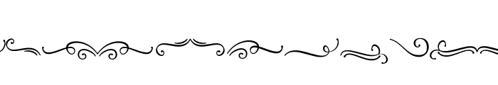 OrnamentJulietteandBylum Font LOWERCASE