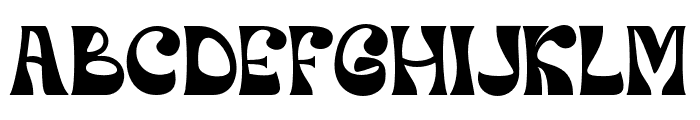 Orphic-Regular Font UPPERCASE