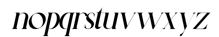Oruguitas Italic Font LOWERCASE