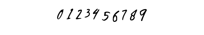 Oryglance Handwritten Regular Font OTHER CHARS