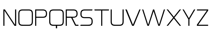 Oryno Thin Font UPPERCASE