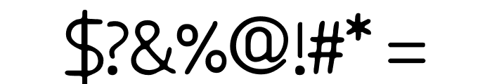 Osgood Sans Blur Light Font OTHER CHARS