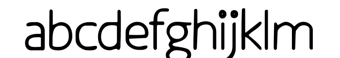 Osgood Sans Blur Light Font LOWERCASE