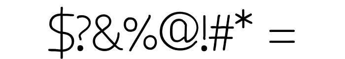 Osgood Sans Font OTHER CHARS