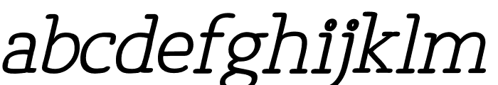 Osgood Slab Bold Italic Font LOWERCASE
