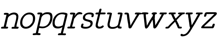 Osgood Slab Bold Italic Font LOWERCASE