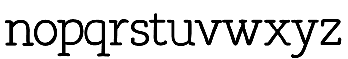 Osgood Slab Bold Font LOWERCASE