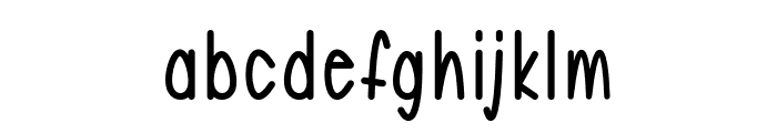 Oshrat Font LOWERCASE