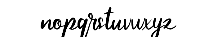OstRide Font LOWERCASE