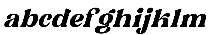 OstrichHabitat-Italic Font LOWERCASE