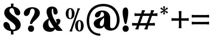 OstrichHabitat-Regular Font OTHER CHARS