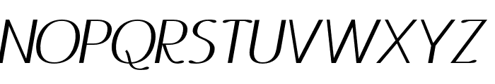 Ottomsan Bold Italic Font UPPERCASE