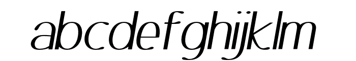 Ottomsan Bold Italic Font LOWERCASE