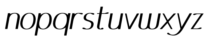 Ottomsan Bold Italic Font LOWERCASE