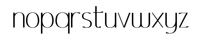 Ottomsan ExtraLight Font LOWERCASE