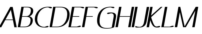 Ottomsan Heavy Italic Font UPPERCASE